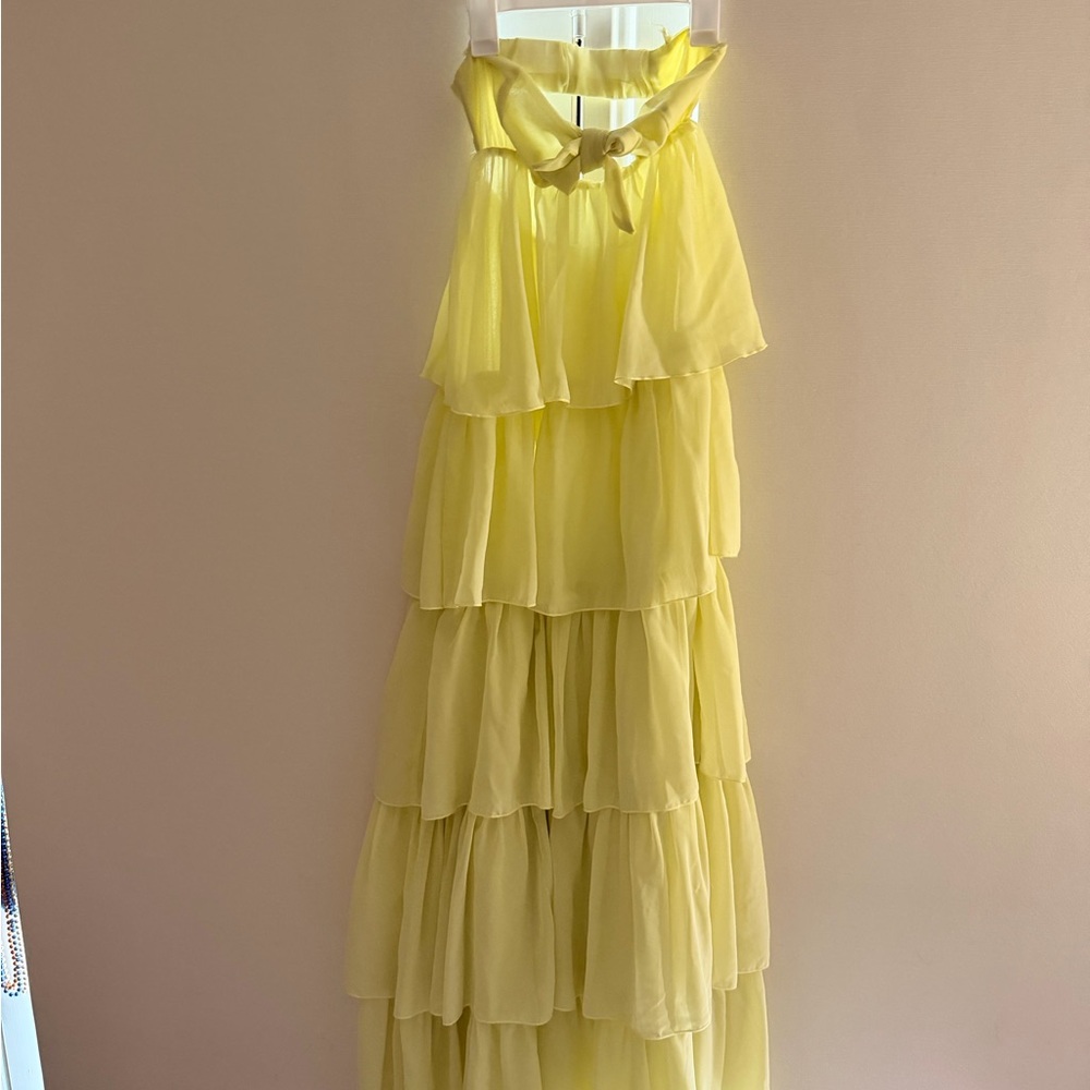 Hello Molly Yellow Maxi Dress